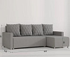 Диван-угловой Техас-2 (Серый)