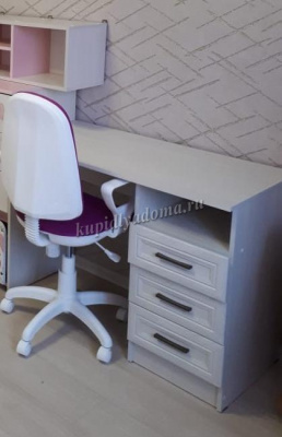 Стол письменный Принцесса (Ясень анкор белый)