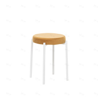 taburet_leset_Avis_metall_belyi_velur_Gorchica_(2)