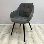 Стул Сильвер К (Черный/Велюр Серый)