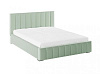 Кровать Нега 1.6 с подъемным механизмом (Мятный)
