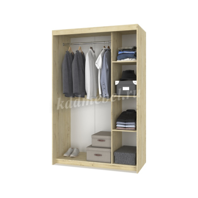 Шкаф-купе Томас Т-32 3-х дверный с зеркалом (Ирландский дуб)