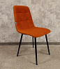 Стул обеденный Анри Velutto 27 (Оранжевый Velutto 27/Черный)