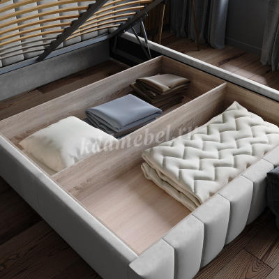 Кровать Нега 1.6 с подъемным механизмом (Бежевый)