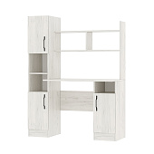 Стол компьютерный ПКС-6 (Дуб крафт белый)