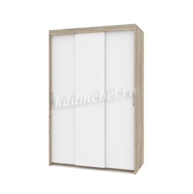 Шкаф-купе Томас Т-31 3-х дверный (Дуб серый/Белый)