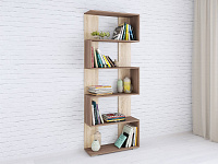 Стеллаж Ромео-1 (Ясень шимо темный/Дуб сонома)