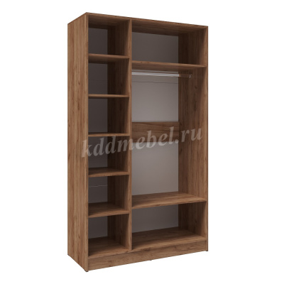 Шкаф Вегас 1200 (Дуб крафт табачный/Дуб крафт белый)