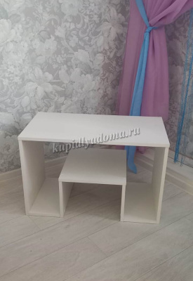 Стол журнальный СТ-1 (Белый)