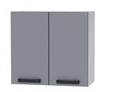 Шкаф верхний 6В56 кухня Кампео (Белый/Темно зеленый)