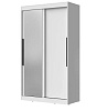 Шкаф-купе с зеркалом Лето-2 1.2 (Белый)