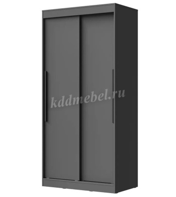 Шкаф-купе Лето-2 1.0 без зеркал (Графит)