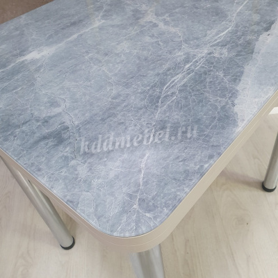 Стол обеденный Д29 раскладной (Серый мрамор/Серый)