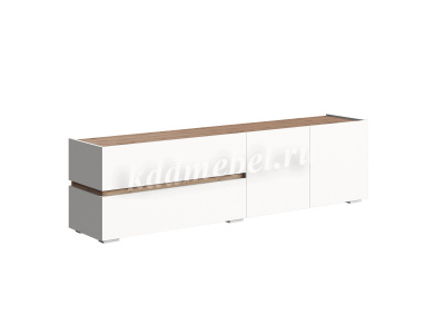 Тумба ТВ Аркон (Белый/Дуб вотан)