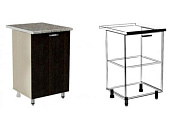 Шкаф нижний ШН 300 правый Кухня Тулуза (Бетон графит/Антарес)