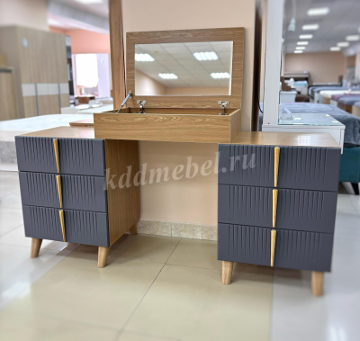 Туалетный стол Калипсо (Дуб седан/Графит)