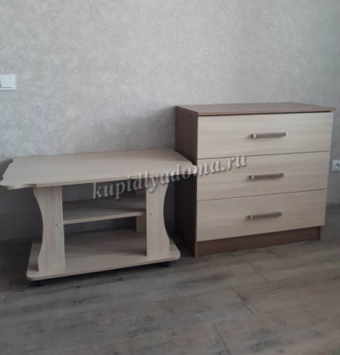 Стол журнальный Норд (Ясень шимо светлый)