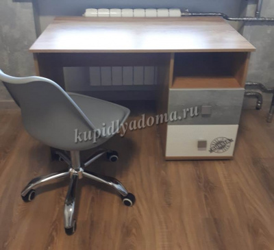 Стол письменный Тренд ПС-2 (Крафт/Белый)