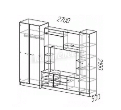 Гостиная Марта-11 (Белый)