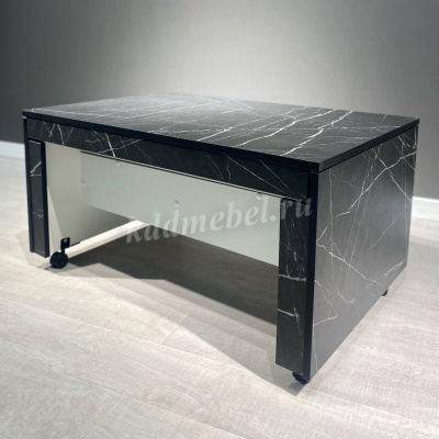 Стол Трансформер-14 (Белый/Камень Пьетра)