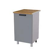 Шкаф нижний 5Р кухня Тоскана без столешницы (Белый/Дуб крафт золотой)