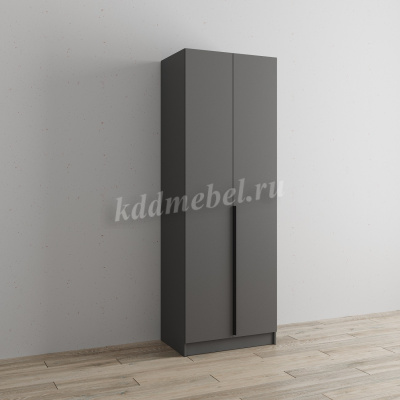 Шкаф Мадрид 0,8 без зеркал (Графит серый)