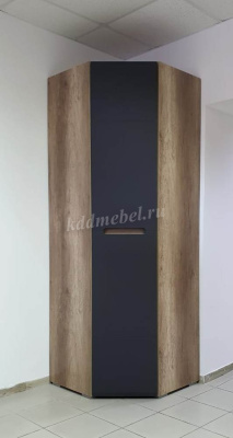 Шкаф угловой Наоми ШК-21 (Дуб каньон/Графит) 