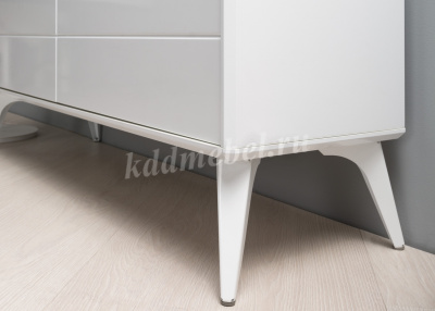 Тумба под ТВ Спейс 13.269 (Белый премиум/Белый глянец)