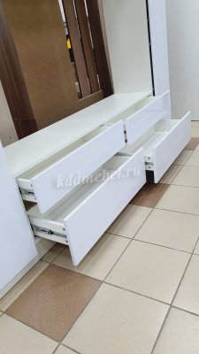 Гостиная Лаванда-2 (Белый/Белый глянец)