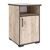 Тумба 1 дверь Гермес Лофт Тм77 (Дуб крафт серый)