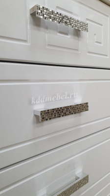 Комод Афина (Белый/Белый глянец)