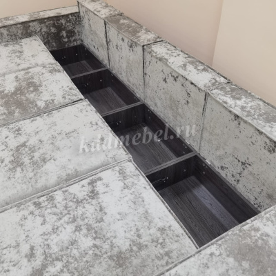 Угловой диван Бафи ДУ комплектация 4 (Плюш Латте)