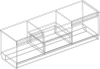 Тумба ТВ 1400х400х450