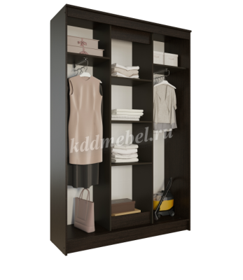 Шкаф-купе Агат (Ясень шимо темный/Ясень шимо светлый)