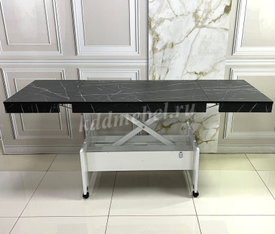 Стол Трансформер-14 (Белый/Камень Пьетра)