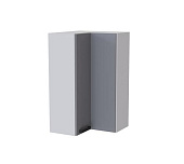 Шкаф верхний высокий угловой сушка ВУСП кухня Марбл (Белый/Слоновая кость)