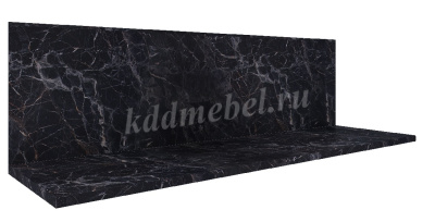 Кухня Кантри 2,0 (Дуб канадский/Карбон вулкан/Столешница Мраморный берег)