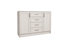 Комод комбинированный Принцесса (Ясень анкор белый)