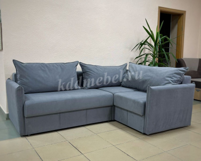 Диван угловой Монако-3 ДУ (Магнетика 34/Темно-серый) 