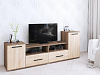 Тумба ТВ Парус-2 (Ясень шимо темный/Дуб сонома)