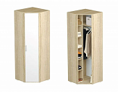 Шкаф угловой Белладжио ШК-01 (Дуб сонома/Белый) 