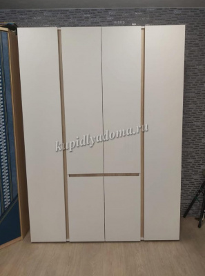 Шкаф распашной  Сура-2 1.5 (Белый/Дуб сонома)