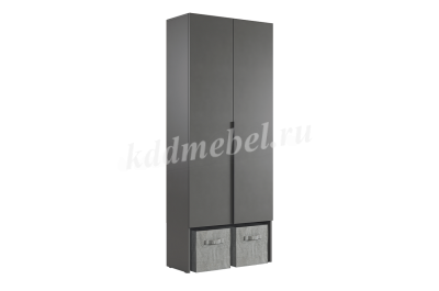 Шкаф 2дв. Баско L800 (Графит)