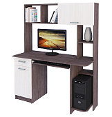 Стол компьютерный КС-14 (Анкор темный/Анкор белый)