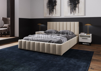 Кровать Нега 1.6 с подъемным механизмом (Бежевый)