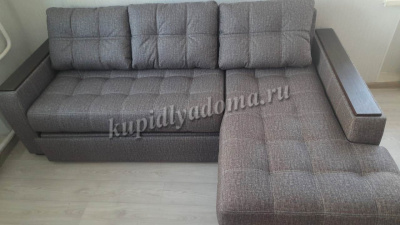 Угловой диван-кровать Триумф-2 ДУ правый (3 кат.) + Задник