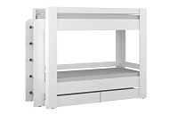 Кровать 2-х ярусная Зефир (Белый)