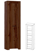 Пенал Квадро-23 (Дуб Делано темный)