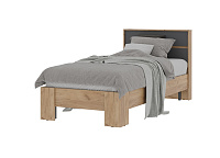 Кровать Хелен 0.9 КР 01 (Крафт золотой/Графит серый)