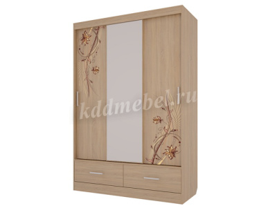 Шкаф-купе 0.6 Виктория-1 (Дуб сонома)